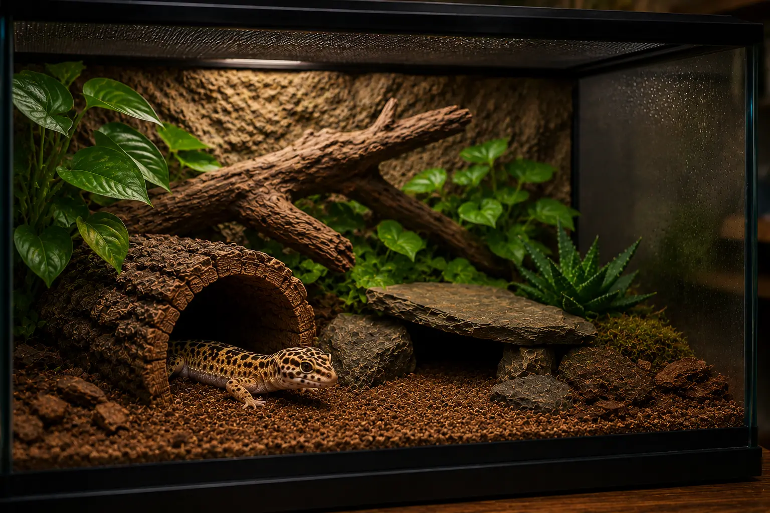 Jak ograniczyć stres u gadów – rola wystroju terrarium